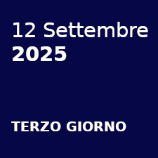 TERZO GIORNO 2025